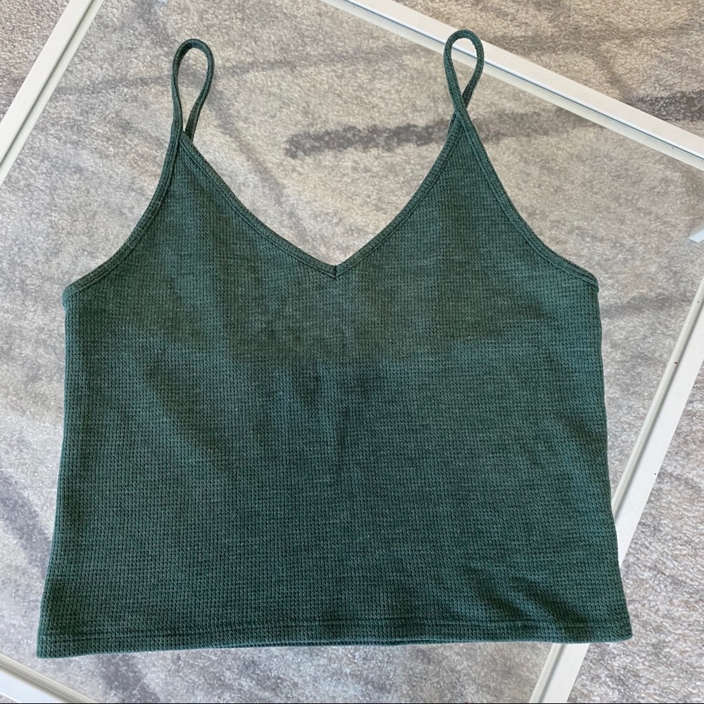 army green tank top from American Eagle